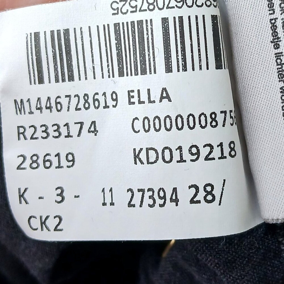 Mavi Ella High Rise Cuffed Denim Shorts Dark Smoke Size 28 - Picture 8 of 9